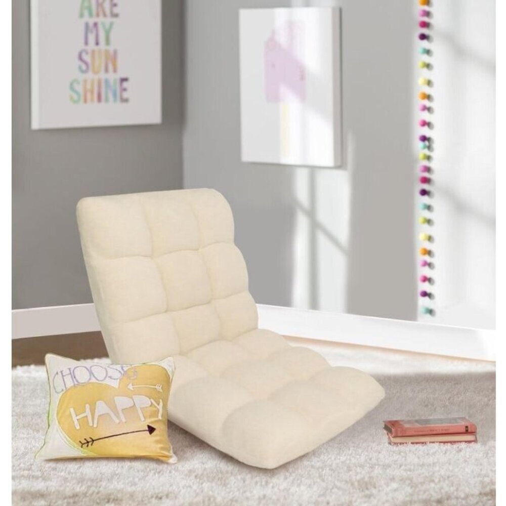 Ergonomic Floor Chair Adjustable Recliner Gaming Chair Memory Foam Living Room